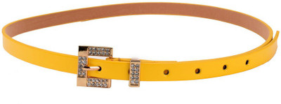

Tiekart Women Casual Yellow Synthetic Belt
