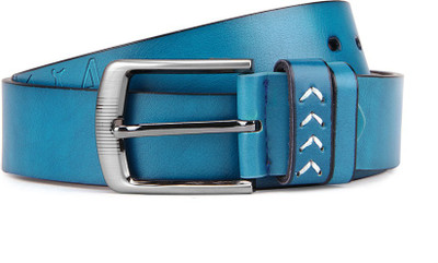

Swiss Design Men Blue Genuine Leather Belt