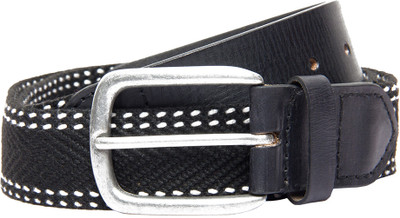 

Pacific Gold Men Casual Black Genuine Leather Belt