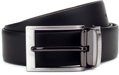 

Van Heusen Men Black, Brown Metal Reversible Belt