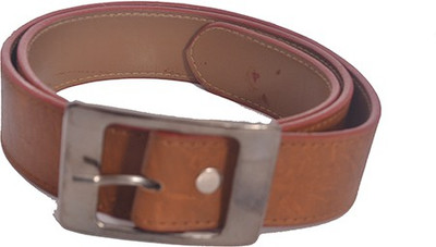 

Aam Shopping Men Brown Artificial Leather Belt