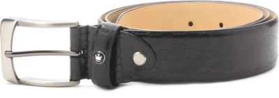 

Louis Philippe Men Casual Black Genuine Leather Belt