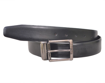 

Paranoid Men Formal Black Genuine Leather Reversible Belt