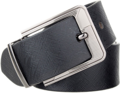

Laurels Men Casual, Formal Black Genuine Leather Belt, Black-01