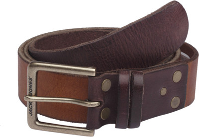 

Jack & Jones Men Brown Genuine Leather Belt, Tan