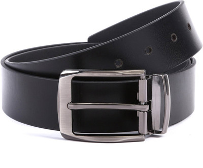 

WildHorn Men Formal Black Genuine Leather Belt