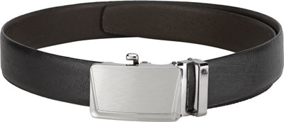 

Teakwood Men Formal Black Genuine Leather Belt