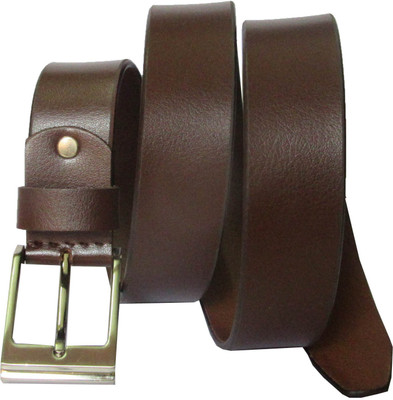 

eXcorio Men Casual Brown Genuine Leather Belt