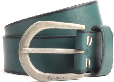 

Pepe Jeans Men Blue Genuine Leather Belt, Teal