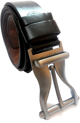 

Mode Boys Casual, Formal Black Genuine Leather Belt, Black-086