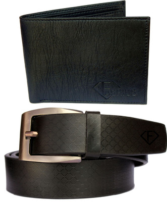 

Fashius Men Black Artificial Leather Belt, Black-01