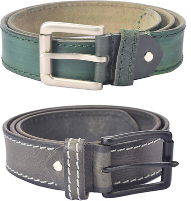 

Hidelink Men Formal Black Genuine Leather Belt
