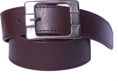 

OODI Men Brown Genuine Leather Belt