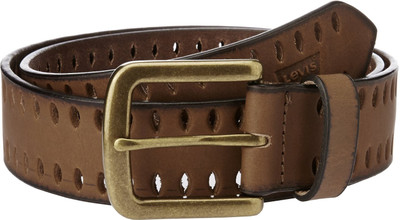 

Levi's Men Tan Genuine Leather Belt