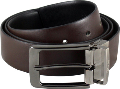 

Bulchee Ufficio series Men Brown, Black Genuine Leather Reversible Belt, Black;brown