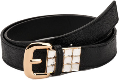 

Tiekart Women Casual Black Synthetic Belt