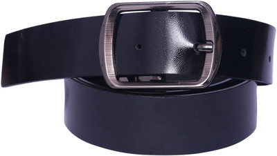

OODI Men Black Artificial Leather Belt