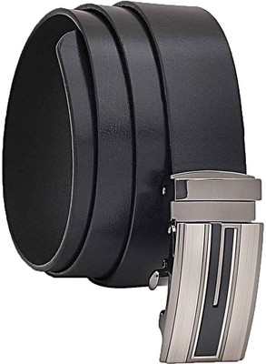 

Hawai Men Casual, Formal Black Genuine Leather Belt, Black-01
