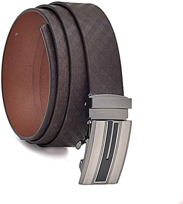 

Hawai Men Casual, Formal Brown Genuine Leather Belt, Brown-01