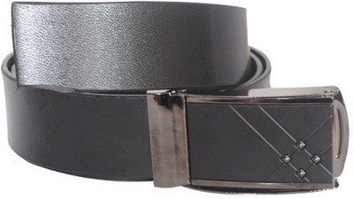 

Aam Shopping Men Casual Black Artificial Leather Belt