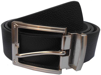 

AGD Men Formal Black Genuine Leather Belt