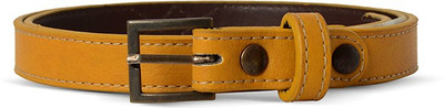 

Baggit Women Casual Yellow Synthetic Belt