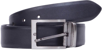 

Snoby Men Formal Black Genuine Leather Reversible Belt