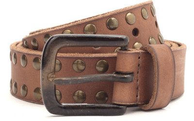 

United Colors of Benetton Men Brown Genuine Leather Belt, 901