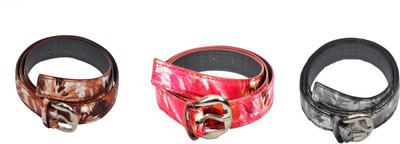 

Robb Club Women Black, Brown, Pink Artificial Leather Belt