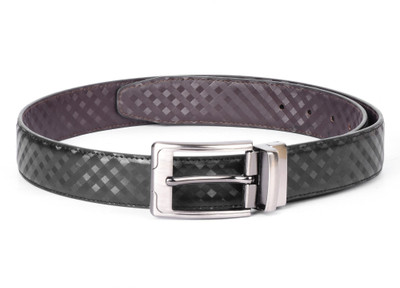 

Buckle Up Men Black Artificial Leather Belt