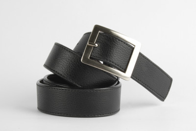 73% OFF on Fidato Men Formal Black Genuine Leather Belt