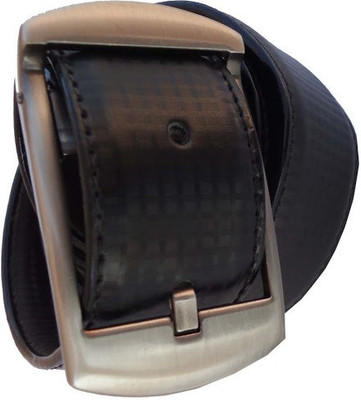 

AmahapGlamourDaze Men Formal Black Artificial Leather Belt