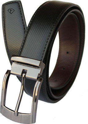 

Fashius Men Black Artificial Leather Belt, Black-01