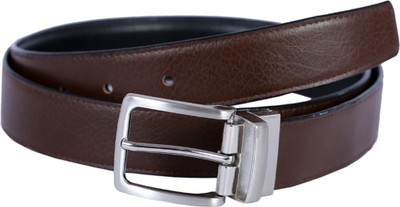 

Hardys Men Casual Brown Genuine Leather Reversible Belt