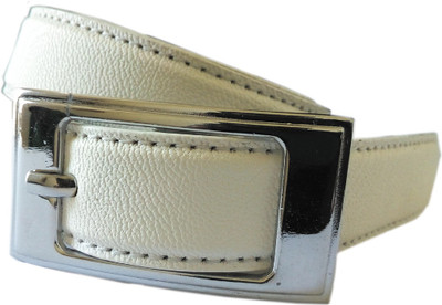 

WSD Women Formal White Synthetic Belt