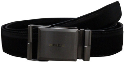 

Bacchus Men Casual Black Artificial Leather Belt
