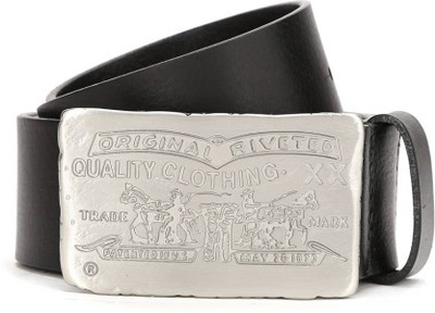 

Levi's Men Black Genuine Leather Belt