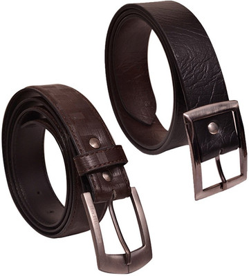 

Elligator Men Casual, Formal, Party Black, Brown Artificial Leather Belt
