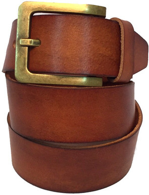 

Skyforest Men Casual Tan Genuine Leather Belt, Tan+brown