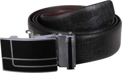 

Park Avenue Men Formal Black Genuine Leather Reversible Belt, Black-01