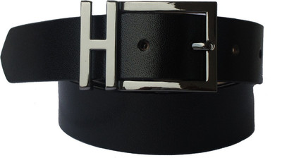 

Lenin Men Casual Black Genuine Leather Belt