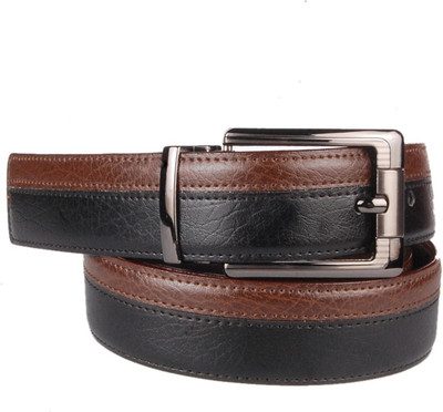 

Lenin Men Evening Black Genuine Leather Belt