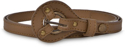 

Baggit Women Casual Brown Synthetic Belt, Mustard