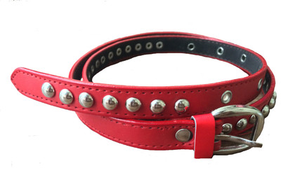 

Kaizen Women Casual Red Artificial Leather Belt