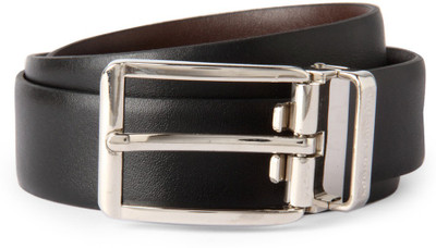 

Louis Philippe Men Black Genuine Leather Belt