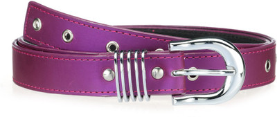 

Allura Women Evening/Party, Casual, Semi-formal Pink Synthetic Belt