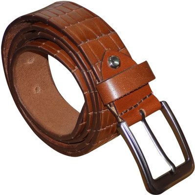 

Style 98 Men Party Brown Genuine Leather Belt