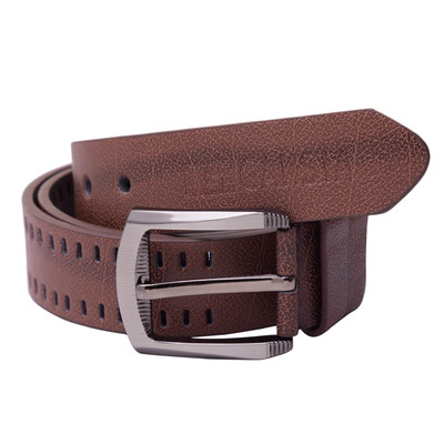 

Gansta Men Casual Brown Artificial Leather Belt