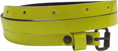Miss Chase Women Casual Yellow Artificial Leather Belt Miss Chase Women Casual Yellow Artificial Leather Belt
