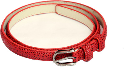 

Sri Women Casual, Party Red Artificial Leather Belt